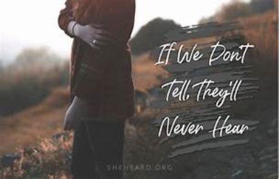 Do not stay silent